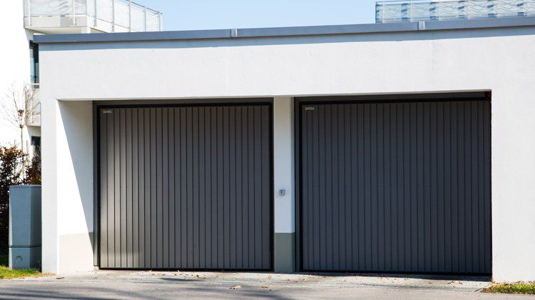 Sectional Garage Doors Grey Colour