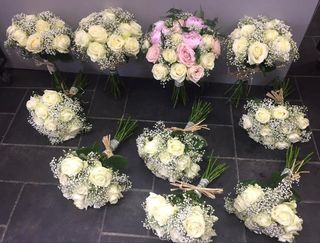 Reception venue flowers