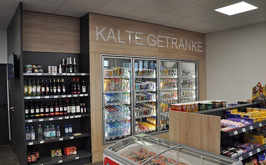 Ladenbau in der Tankstelle