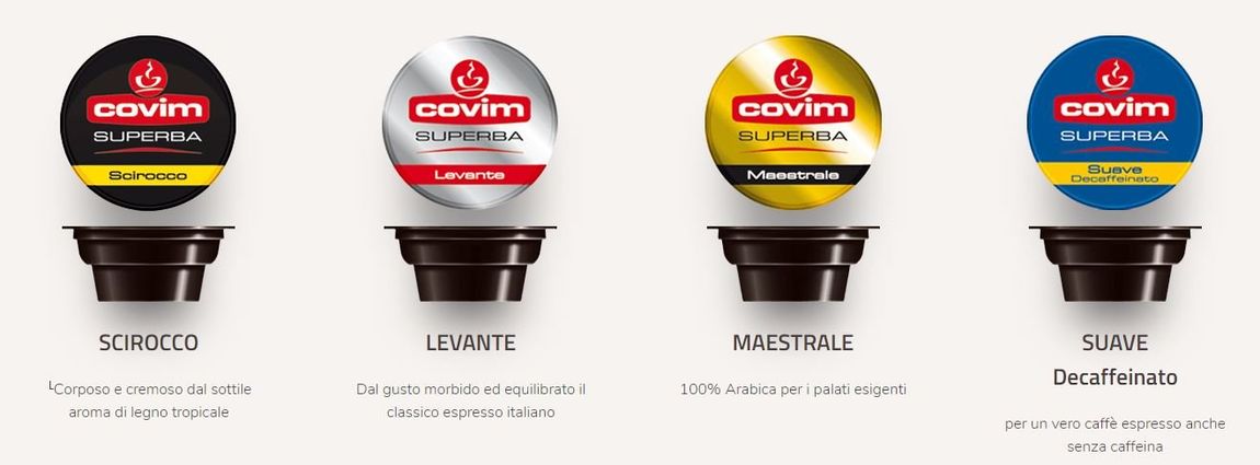 cialde caffe covim superba