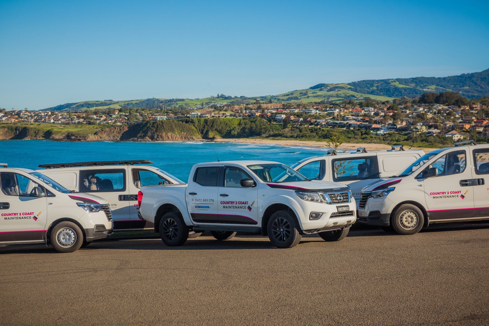 Coast Maintenance vehicles