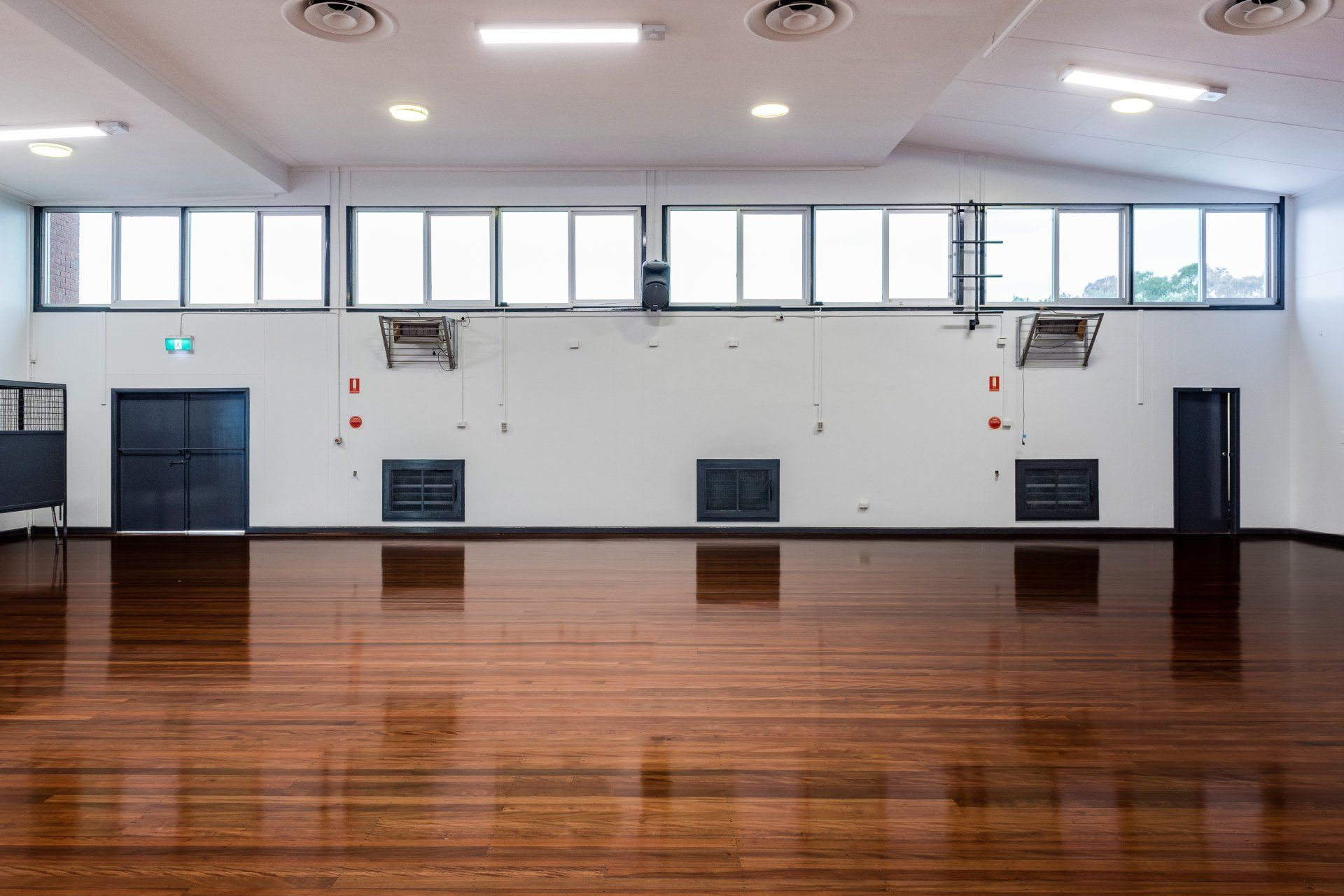 Newly painted and new floor gym