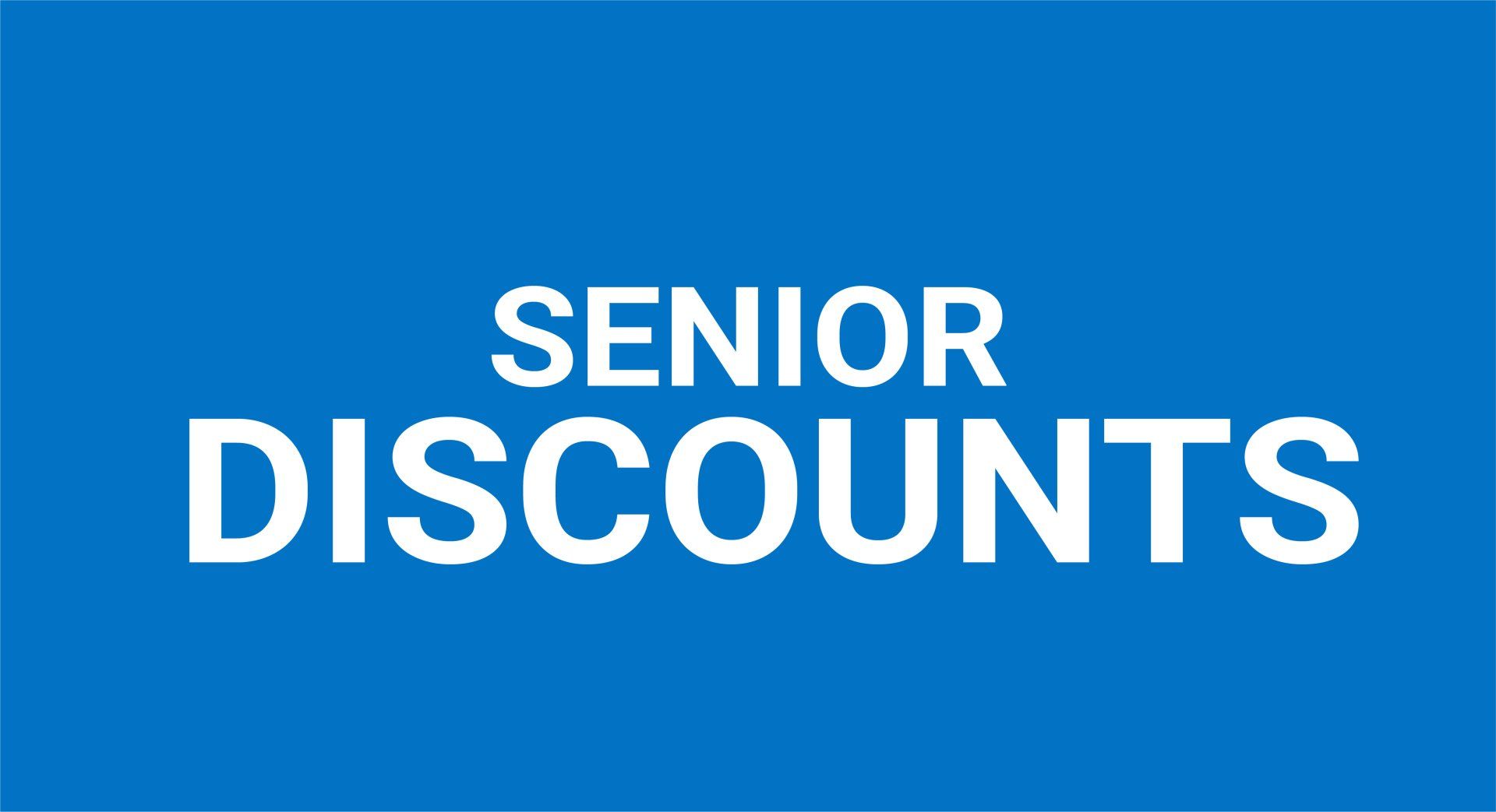 Senior Discounts