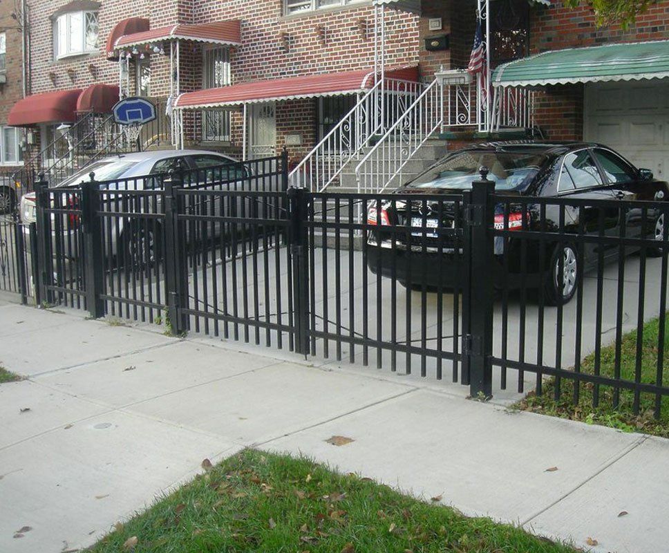 Black Driveway Gates in Manhattan, NY