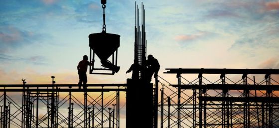 Smaltimento rifiuti nel cantiere