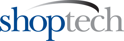 The Shoptech logo with the word 