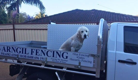 Company Truck — Fencing in Port Macquarie, NSW