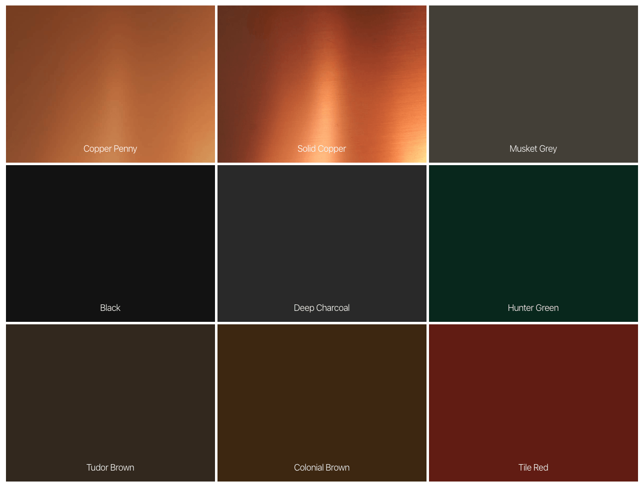 Metal Roof Colors