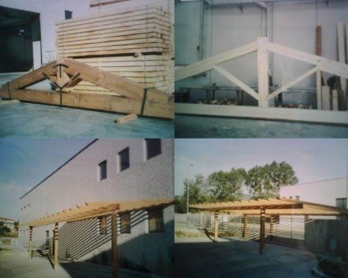 dei parapetti in legno
