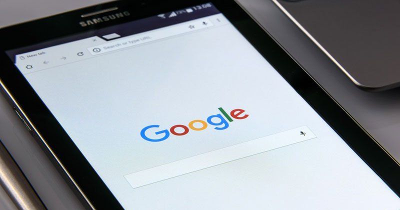 image of google on phone