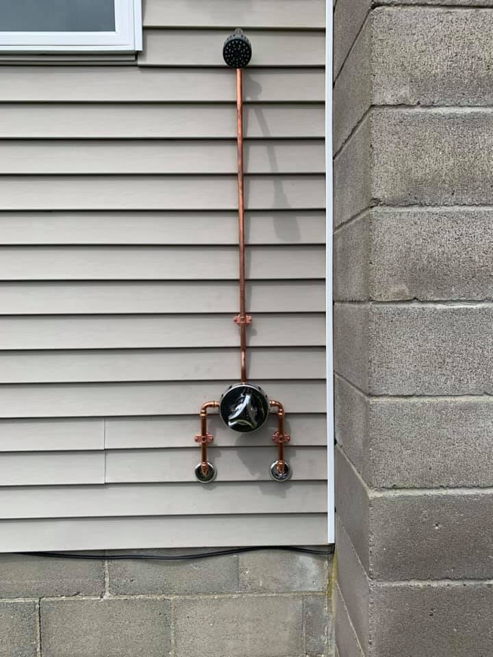 outdoor shower