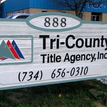 Title Insurance — Tri County Signage in Wayne County, MI Title Insurance — Tri County Signage in Wayne County, MI