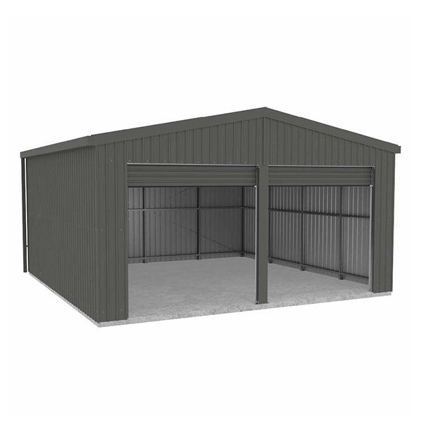 Custom Carport with two doors