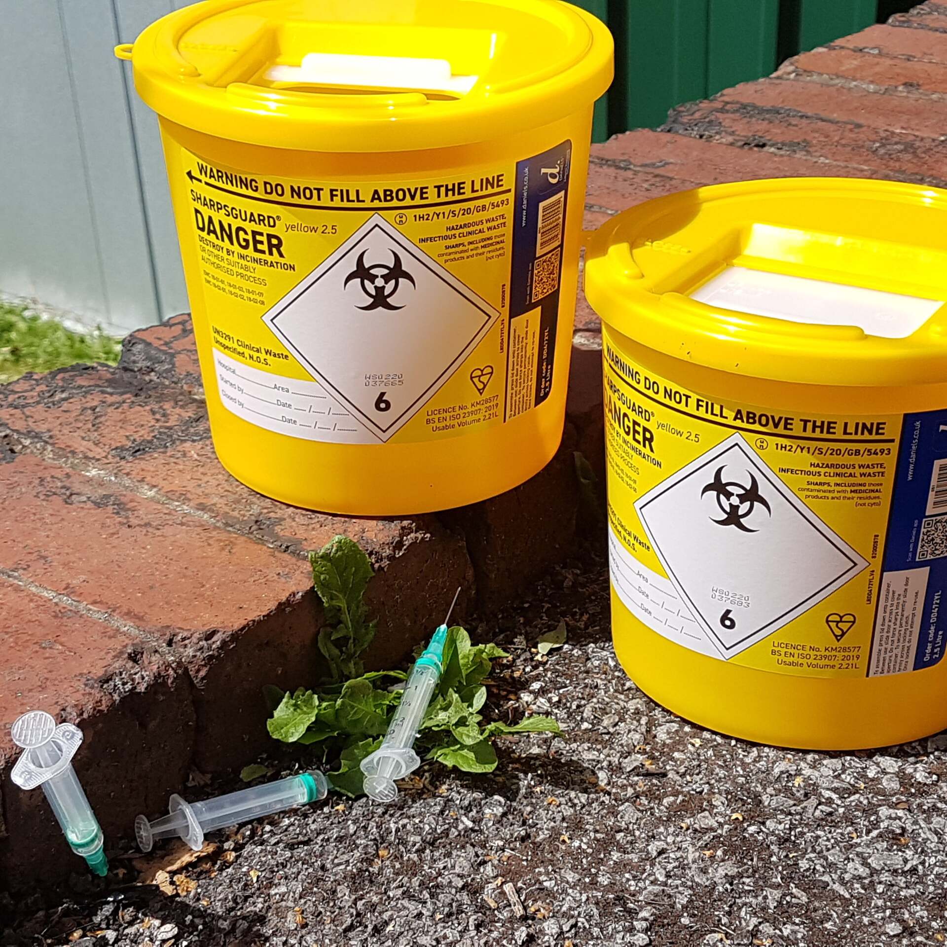 Sharps and Biohazards Sharps and Biohazards