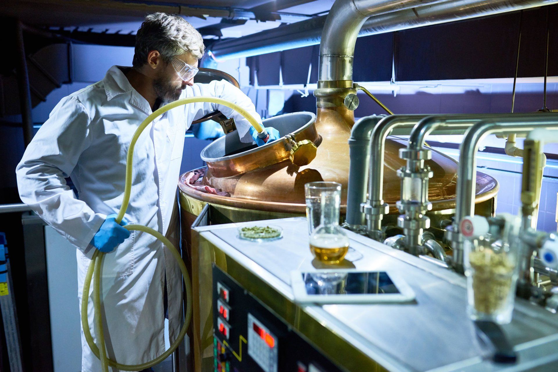 Man Cleaning Tank — Somerset, TX — Approved Oil Services LLC