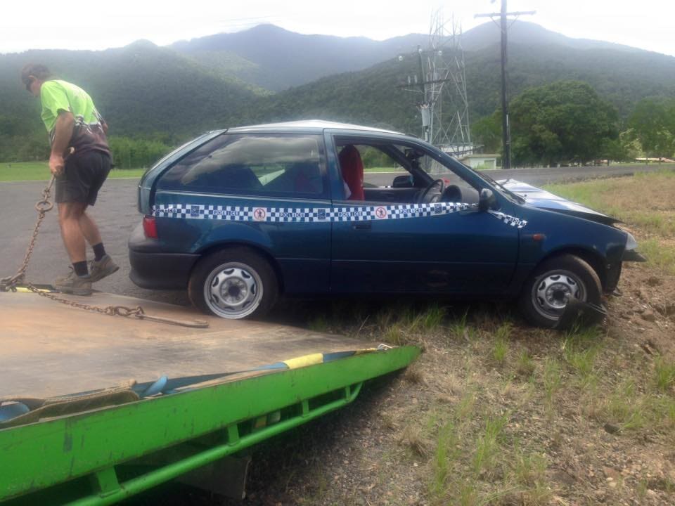 Car Ready to be Towed - Towing Services in Mount Sheridan, QLD