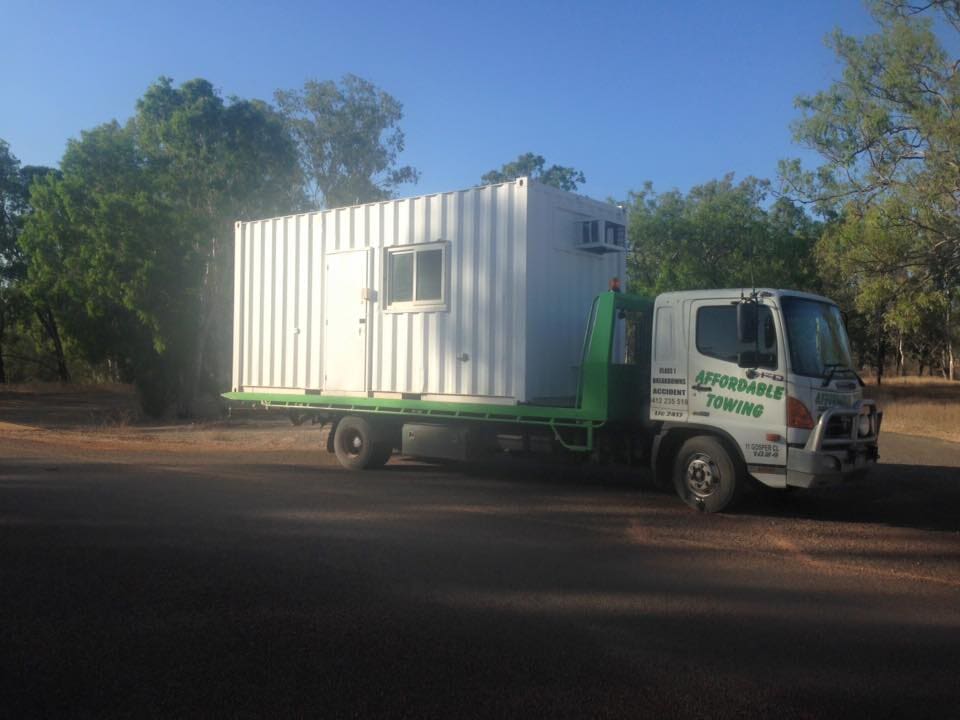 Office being Transported - Towing Services in Mount Sheridan, QLD