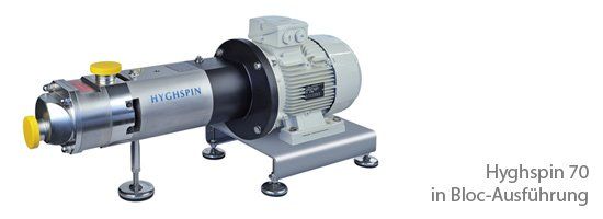 Hyghspin Schraubenspindelpumpe Bloc