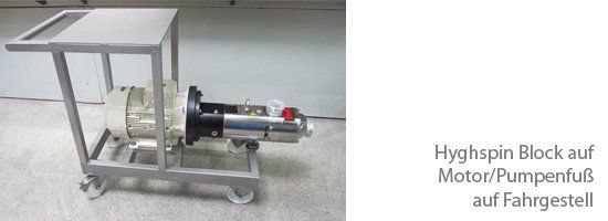 Hyghspin Schraubenspindelpumpe Bloc
