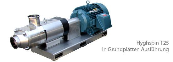 Hyghspin Schraubenspindelpumpe Wellenende