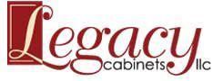 Legacy Cabinets LLC logo in red and black text on a white background