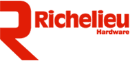 Richelieu Hardware logo in red on a white background