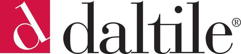 Daltile logo in black and red on a white background