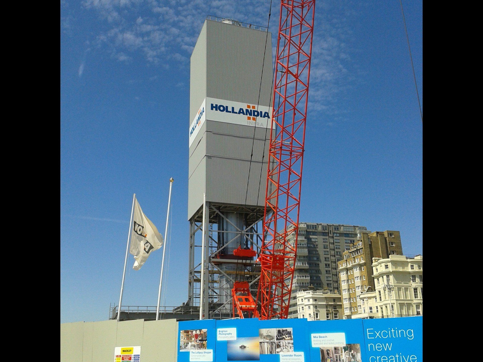 Construction of Brighton i360