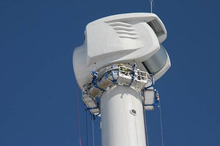 Wind Turbine Access curved platform