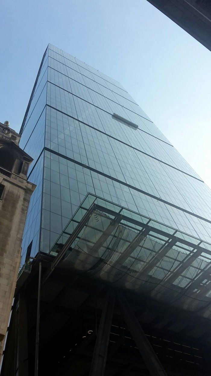 Suspended Platform access at Leadenhall Cheesegrater