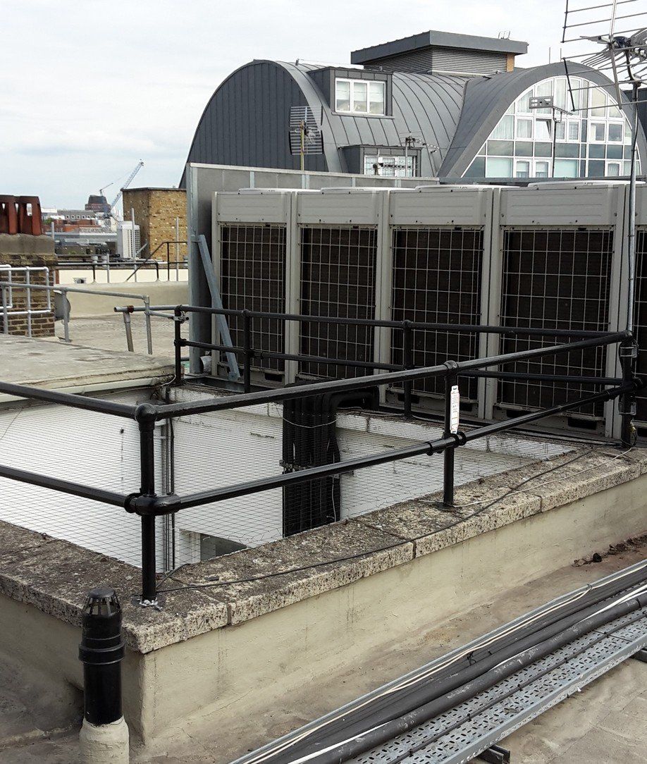 Fall protection railings