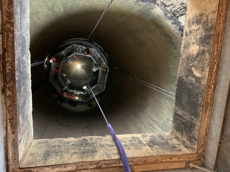 Shaft access cradle