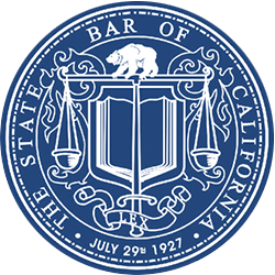 The seal of the state bar of california