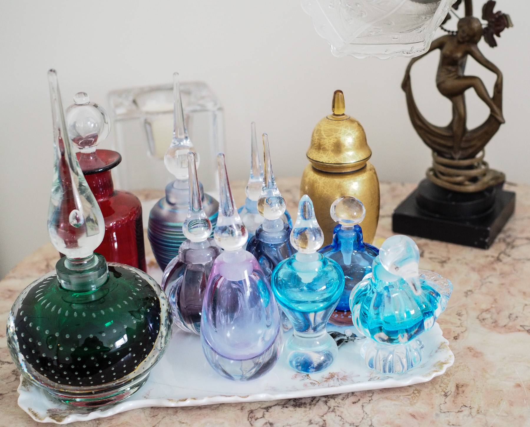 glass decorative  perfume bottles