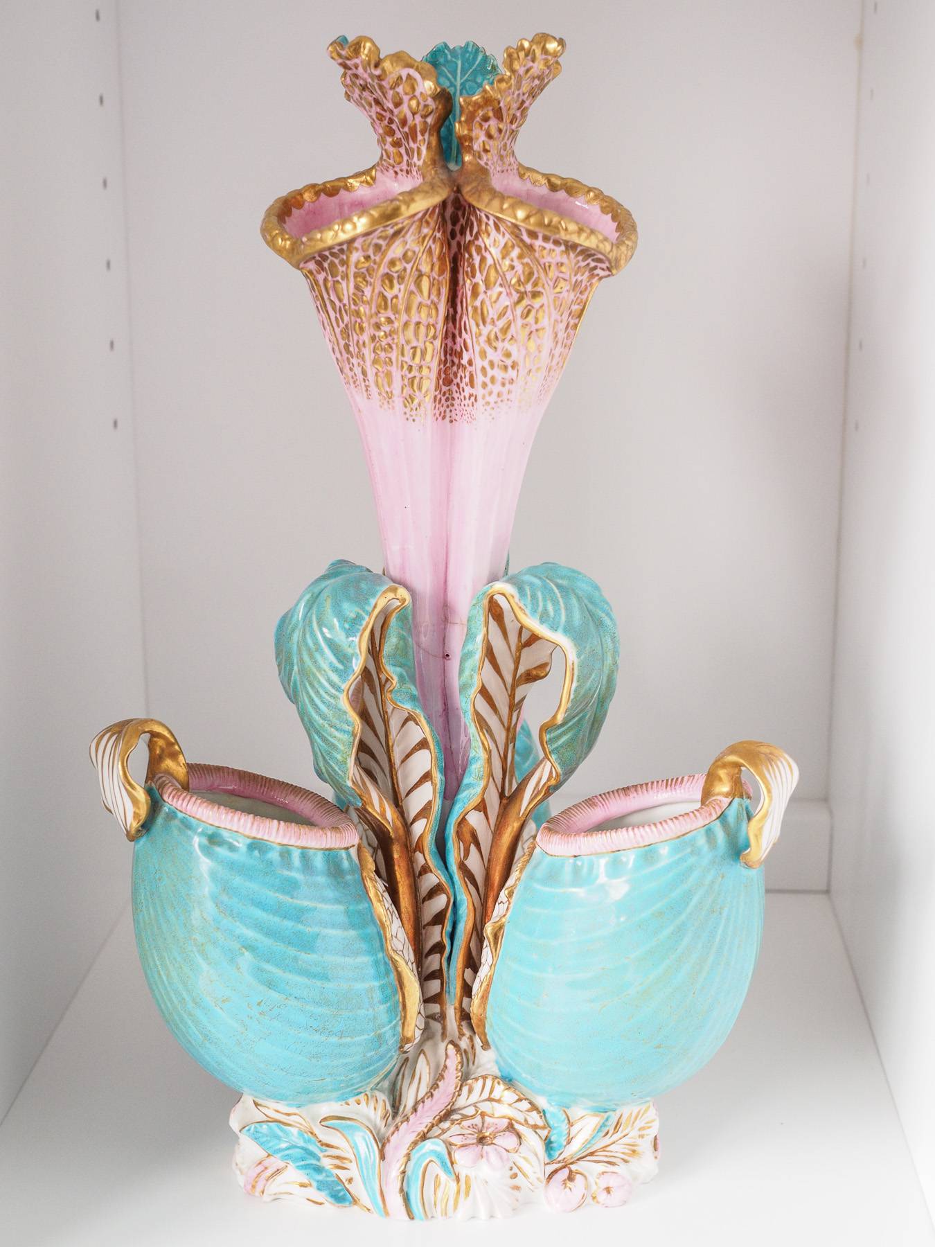 glass decorative flower statue