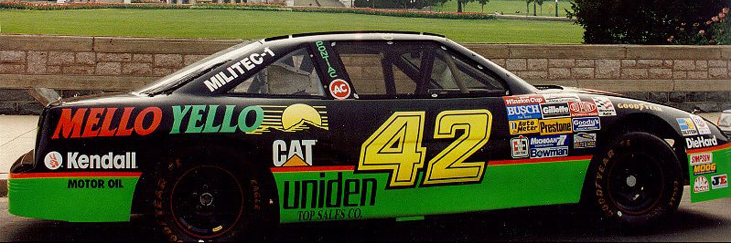 A race car with the number 42 on it