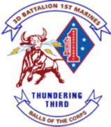 3rd Battalion, 1st Marine Regiment, 1st Marine Division Badge