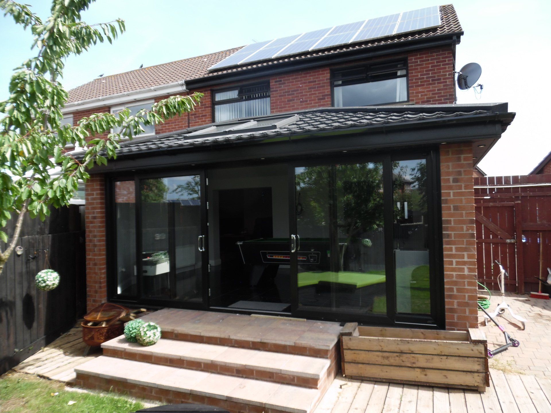 Sunroom Large Glazed windows