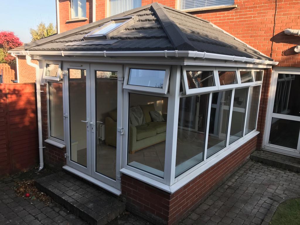 Grey Ultra Tiles and Velux Window