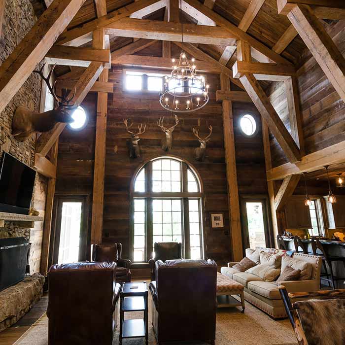 New Construction — Wooden Interior Design of the Salas in Huntsville, AL