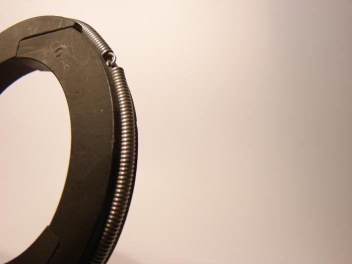 anello nero in grafite