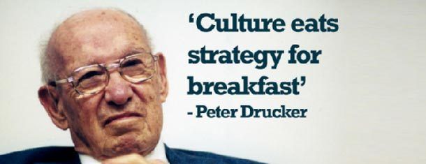 What's more important, franchisee performance or fitting in? Peter Drucker: Culture eats strategy for breakfast