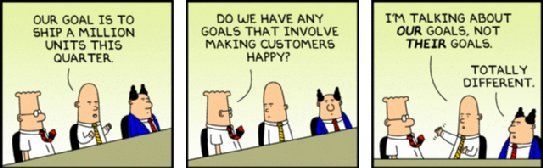 Focus on the customer, not the product or service Focus on how your business adds value for the customer
