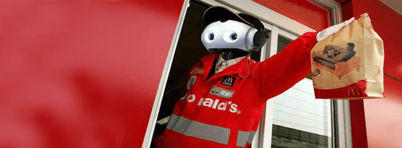 Increasing labour costs are forcing franchises to explore robotic options Will robots serve you at McDonalds?