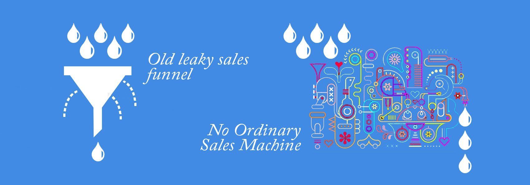 The No Ordinary Sales Machine focuses on the complete sales process Many sales funnels focus only on generating leads