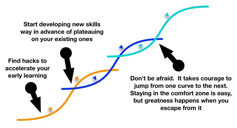 S Curves allow businesses to stay on the growth track