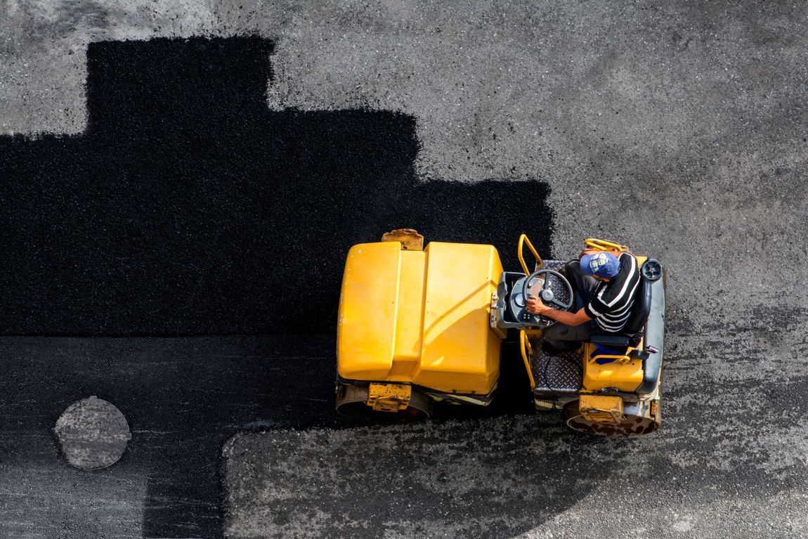 manutenzione di una strada