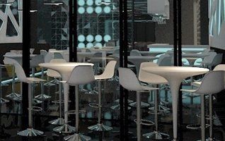 bistro e banqueta