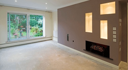 domestic plastering work