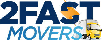 A logo for a company called 2 fast movers